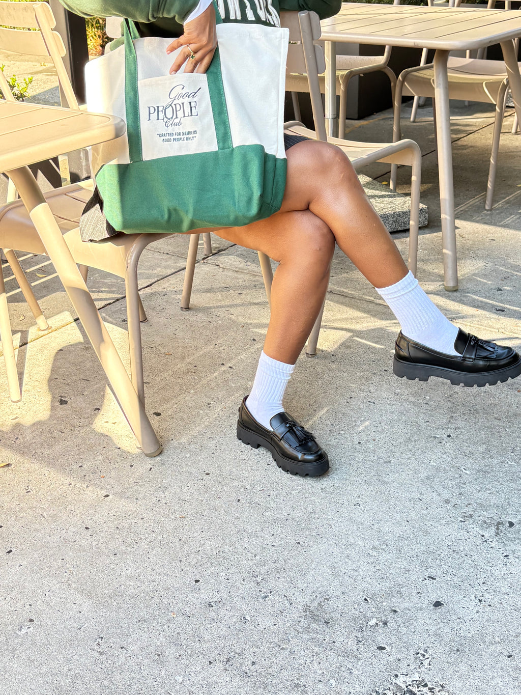 Forest Green Good People Tote